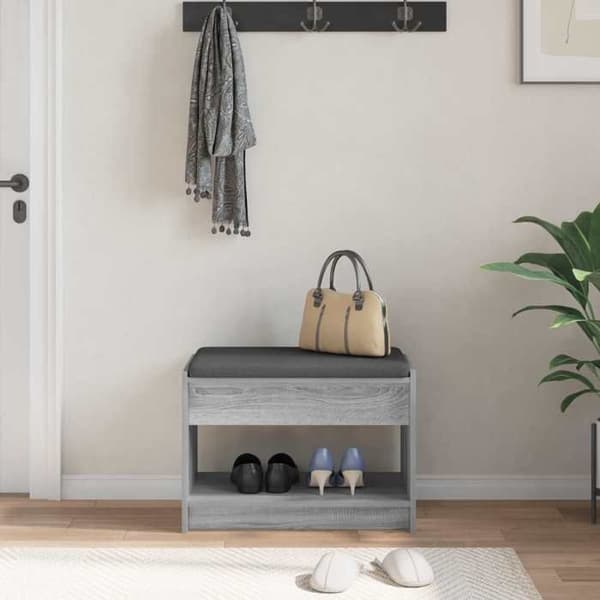 Maison Exclusive - Harmaa Sonoma eteispankki 63 x 38 x 45 cm