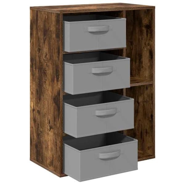 Maison Exclusive - Buffet Røget Eg 60 x 33,5 x 84 cm Rökt ek