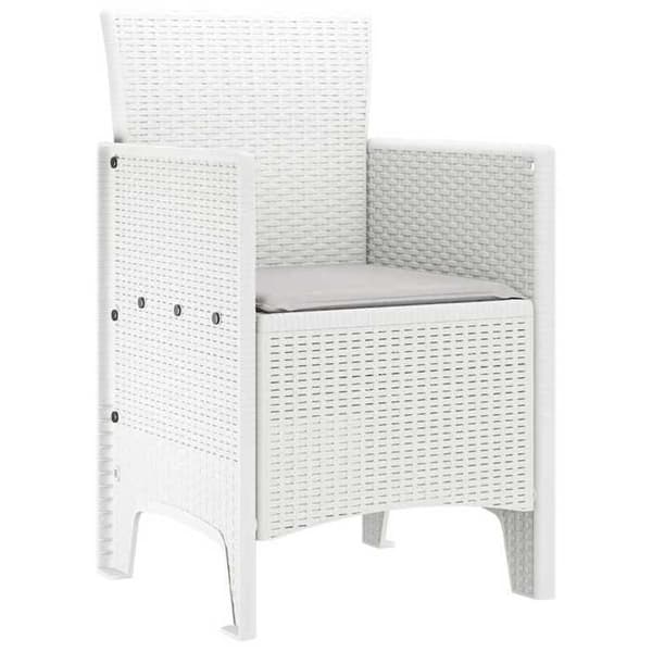 Maison Exclusive - Havestol 4 stk Hvid Polypropylen Vit