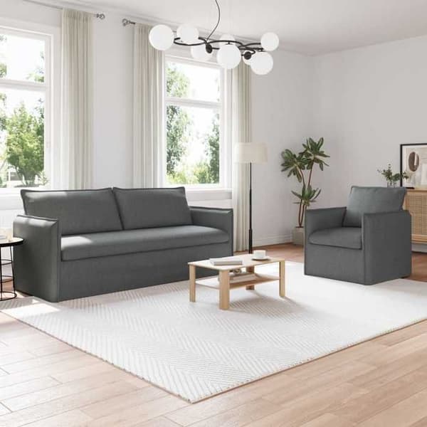 Maison Exclusive - 2 kpl tummanharmaita sohvia kankaat
