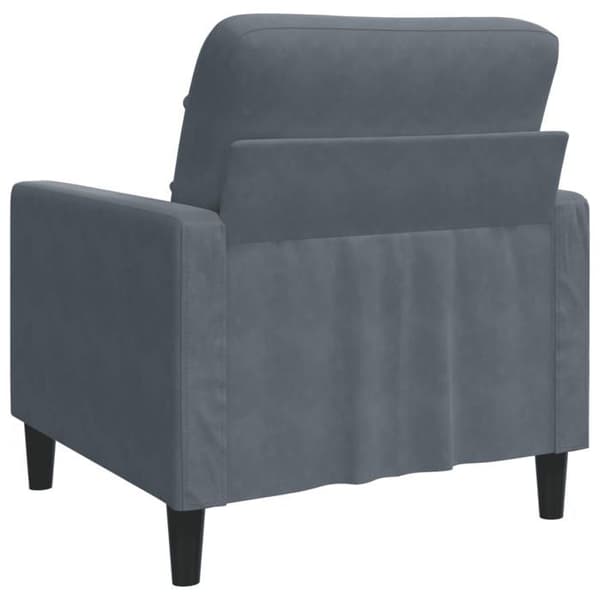 Maison Exclusive - Mørkegrå Stol 60 cm Velour
