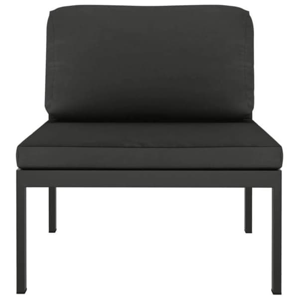 Havemøbler - Modulær - Aluminium - Antracit - 9 dele antracit