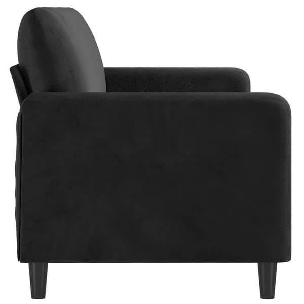 Maison Exclusive - 3-paikkainen sohva musta 180 cm sametti