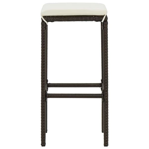 Maison Exclusive - Havebar sæt med puder 5 stk Brun brun