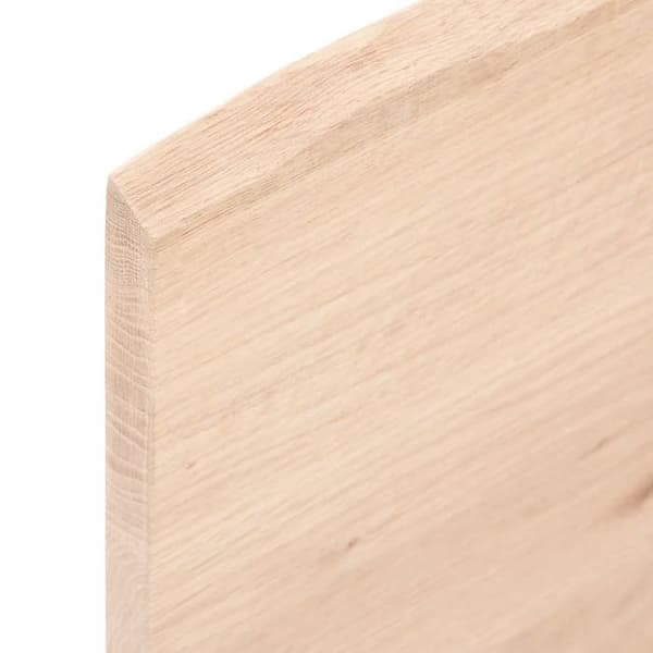 Maison Exclusive - Væghylde 60x30x2 cm ubehandlet massiv egetræ