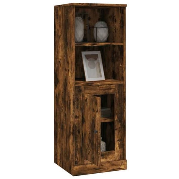 Maison Exclusive - Buffé hög rökig ek 36x35,5x103,5 cm ingenjörsträ