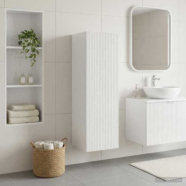 Maison Exclusive - Väggmonterad Badrumsskåp Vit 33 x 34,5 x 100 cm Vit
