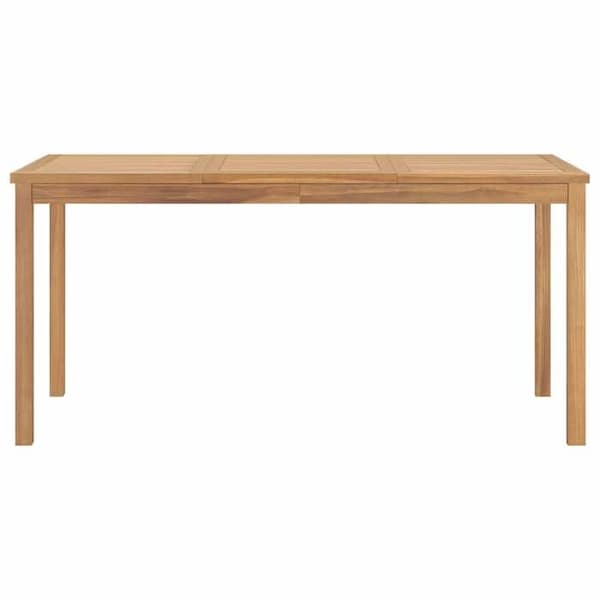 Maison Exclusive - Trädgårds matbord 160x80x77 cm i solid teakträ