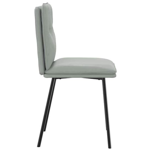 Maison Exclusive - Spisestole sæt af 4 Lys grå Velour Ljusgrått