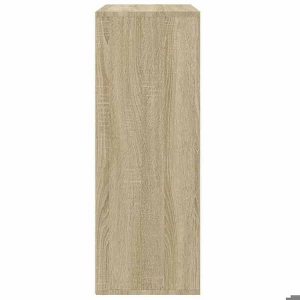 Maison Exclusive - Bufféer 2 st ek sonoma 60x31x84 cm ingenjörsträ