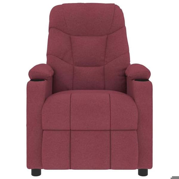 Maison Exclusive - Massage stol Rød bordeaux Stof