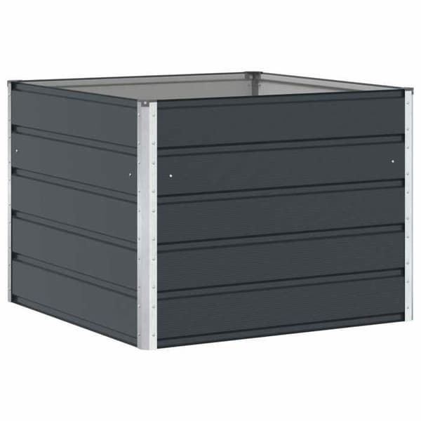 Maison Exclusive - Anthracite-kasvihuone 100 x 100 x 75 cm Teräs