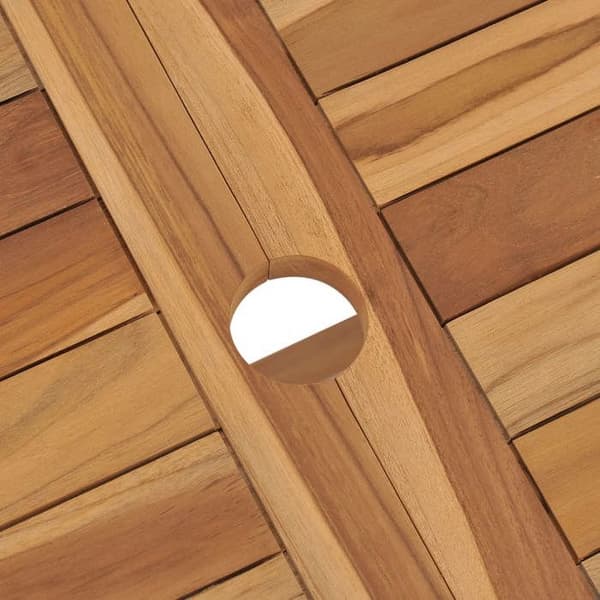 Maison Exclusive - Havegruppe 7 stk Massivt teaktræ