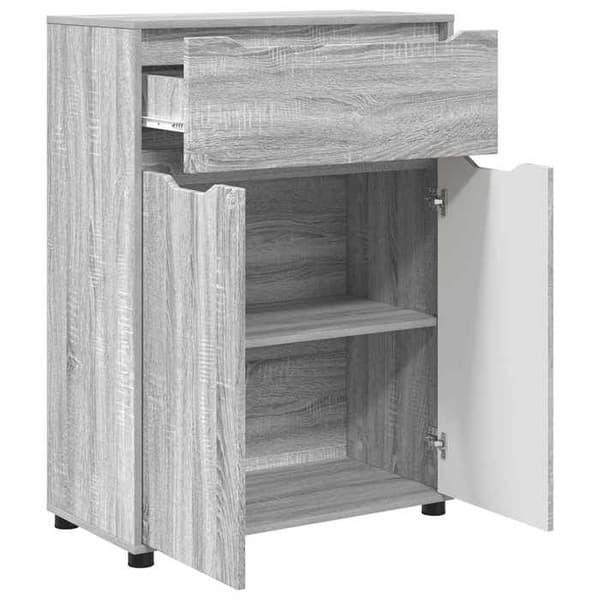 Maison Exclusive - Badeværelsesskab Grå Sonoma 72,5 x 36,5 x 100 cm