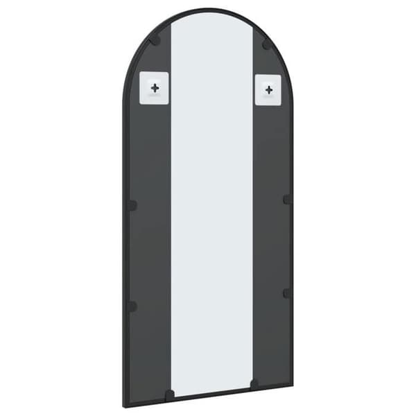 Maison Exclusive - Svart väggspegel 40x80 cm järnbåge