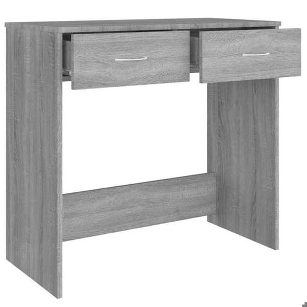 Maison Exclusive - Kontorsonoma grå 80x40x75 cm ingenjörsträ