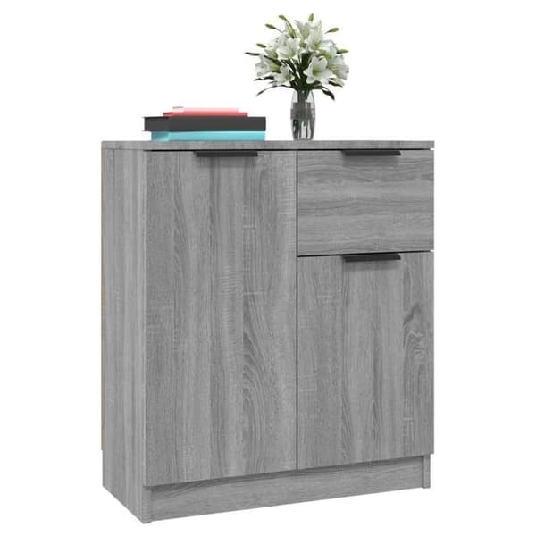 Maison Exclusive - Buffeter 2 stk Sonoma grå 60x30x70 cm Ingeniørtræ