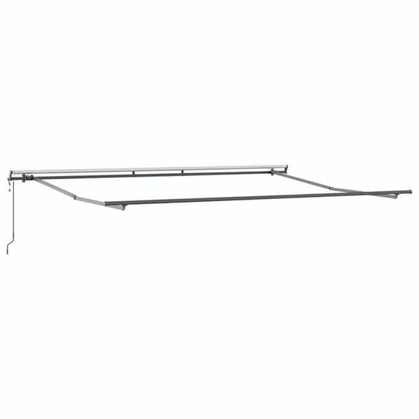 Maison Exclusive - Fällbart tak i grönt och vitt 400 × 300 cm