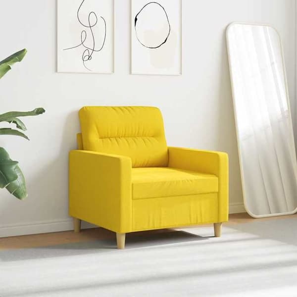 Maison Exclusive - Lys gul stol 60 cm Stof