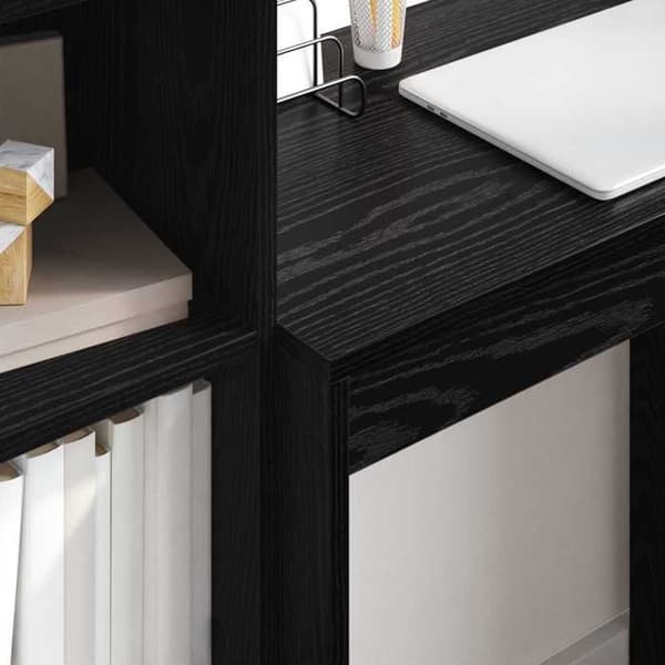 Maison Exclusive - Kontor Sort eg 115,5 x 40 x 127 cm 2 stk brun