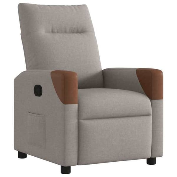 Maison Exclusive - Taupe Kankainen Nojatuoli
