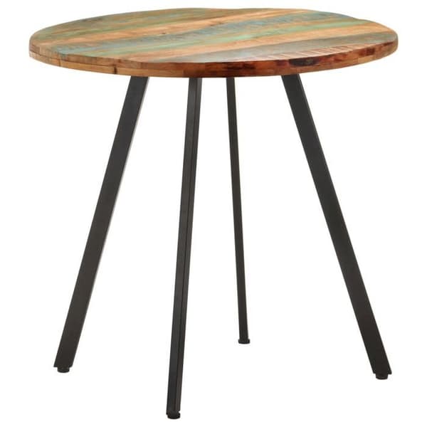 Maison Exclusive - Matbord 80 cm Massivt återvunnet trä
