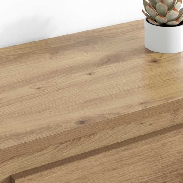 Maison Exclusive - Buffeter 2 stk Håndlavet Eg 70 x 35,5 x 67,5 cm Ek