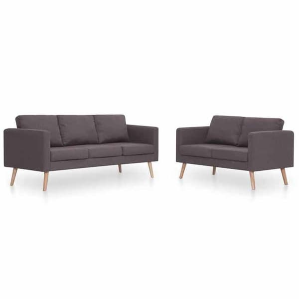 Maison Exclusive - 2-delars soffset i taupe tyg Mol