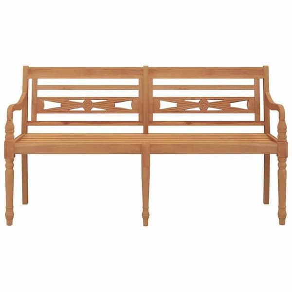Maison Exclusive - Batavia-penkki 150 cm tiikkipuusta
