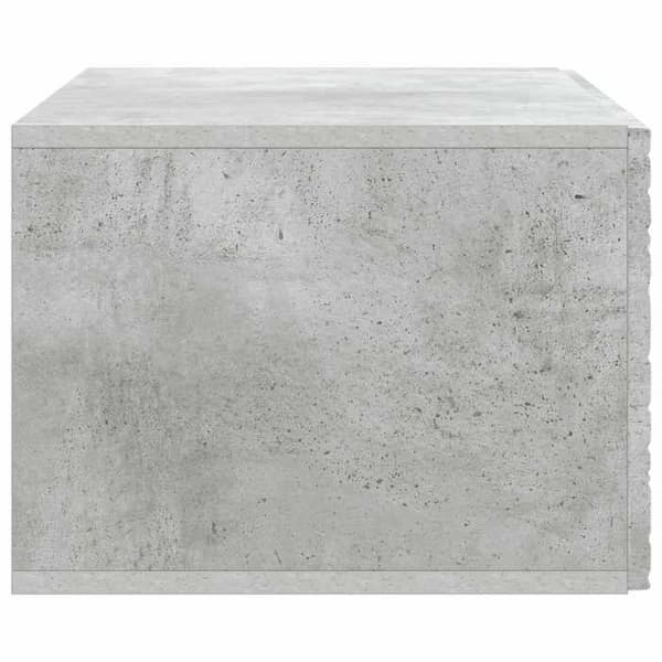 Maison Exclusive - Väggmonterad TV-möbel 59,5 x 31 cm Grå betong Ingenjörsträ