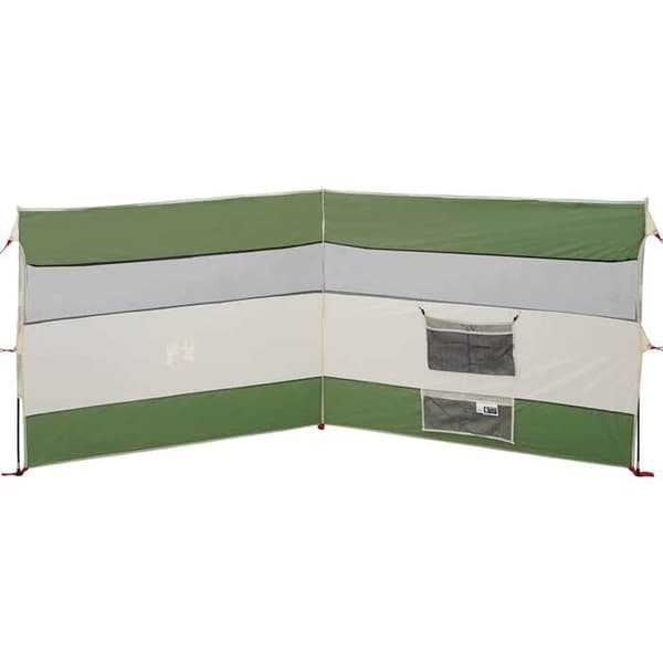 Maison Exclusive - Grön campingvindskydd 340x130 cm vattentät Grön