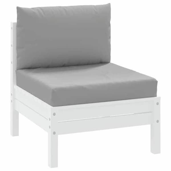 Maison Exclusive - Palettityynyt 2 kpl harmaa Oxford-kangas