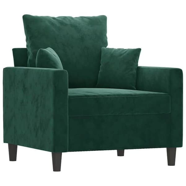 Maison Exclusive - Mørkegrøn Stol 60 cm Velour