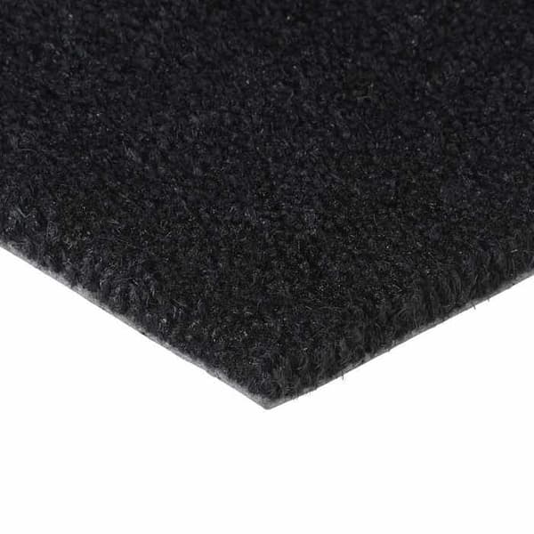 Maison Exclusive - Dørmåtte sort 90x150 cm tuftet kokosfiber Svart