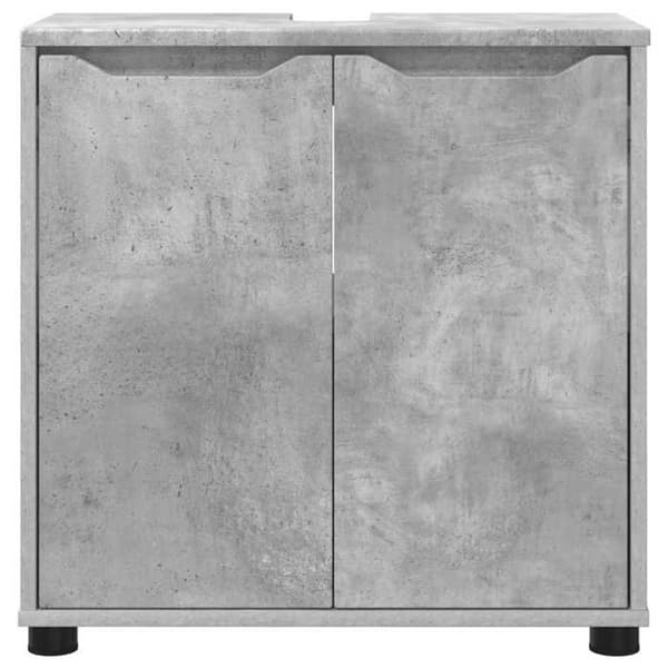 Maison Exclusive - Badeværelsesvaskeskab Grå beton 60 x 30 x 60 cm