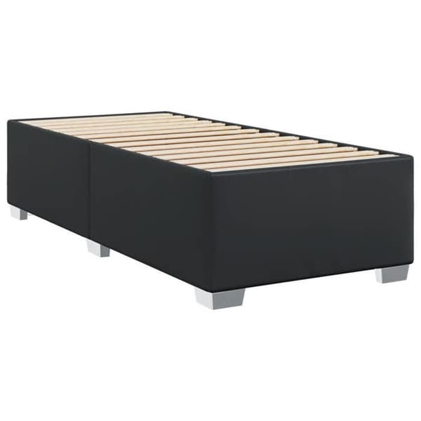 Maison Exclusive - Sengestel uden madras sort 90x200 cm kunstlæder Svart