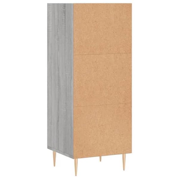 Maison Exclusive - Buffé Sonoma Grå 34,5x32,5x90 cm Ingenjörsträ
