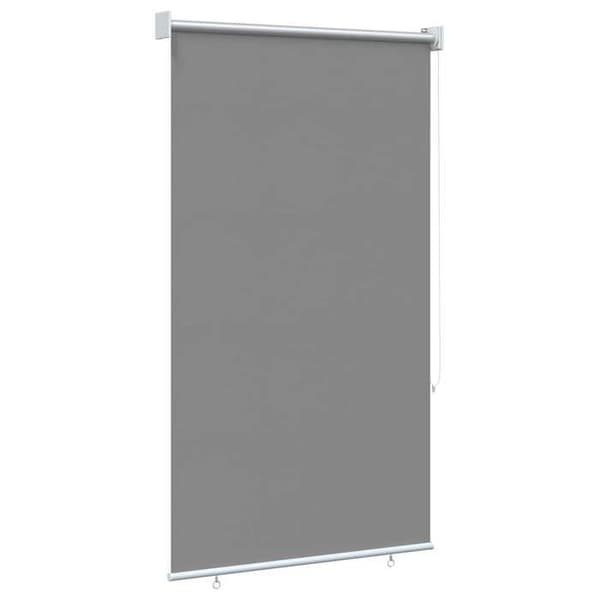 Maison Exclusive - Rullande utomhusbutik UV-skydd Ljusgrå Polyester