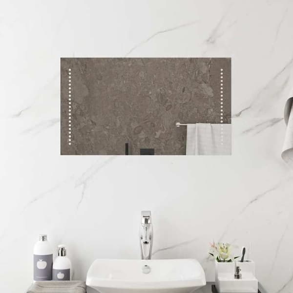Maison Exclusive - LED badevægspejl 70x40 cm