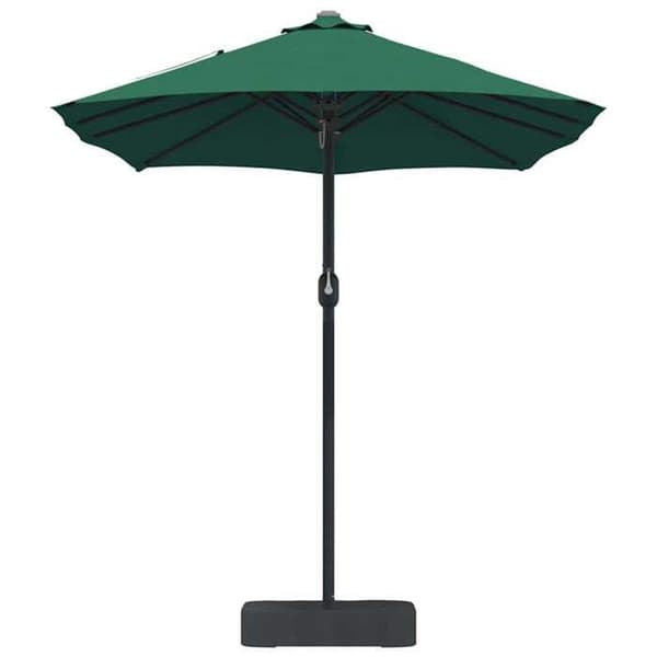 Maison Exclusive - Trädgårdsparasol 385 x 209 x 244 cm Polyester och Stål Grön Grön