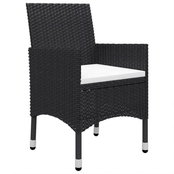 Maison Exclusive - Have spisebordssæt 5 stk Sort