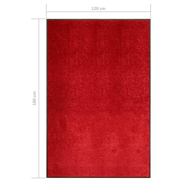 Maison Exclusive - Pestävä matto Punainen 120x180 cm