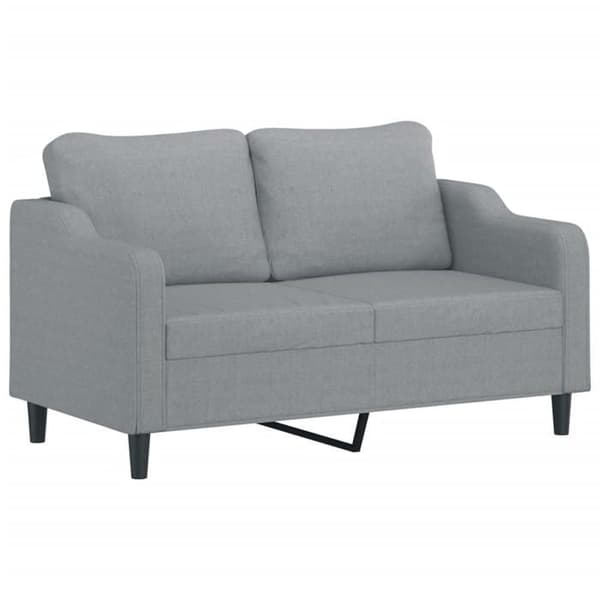 Maison Exclusive - Sæt af 3 sofaer med puder Lys grå Stof