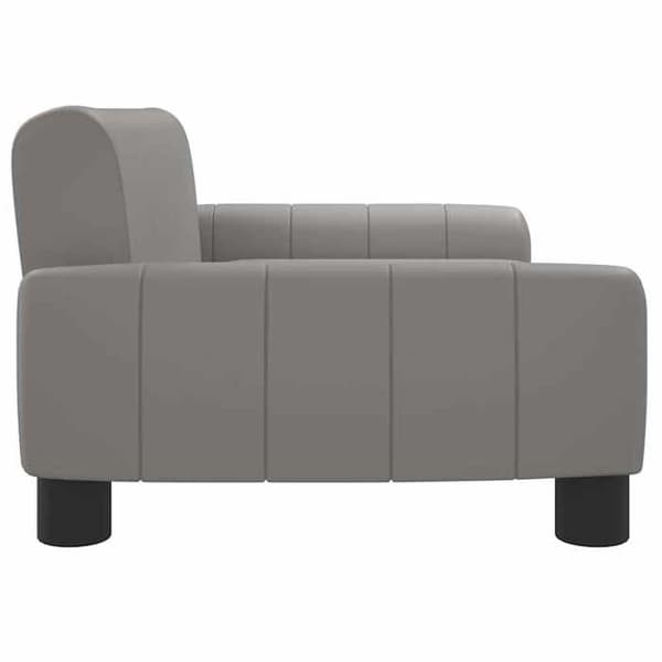 Maison Exclusive - Hundeseng grå 70x45x30 cm i kunstlæder grå