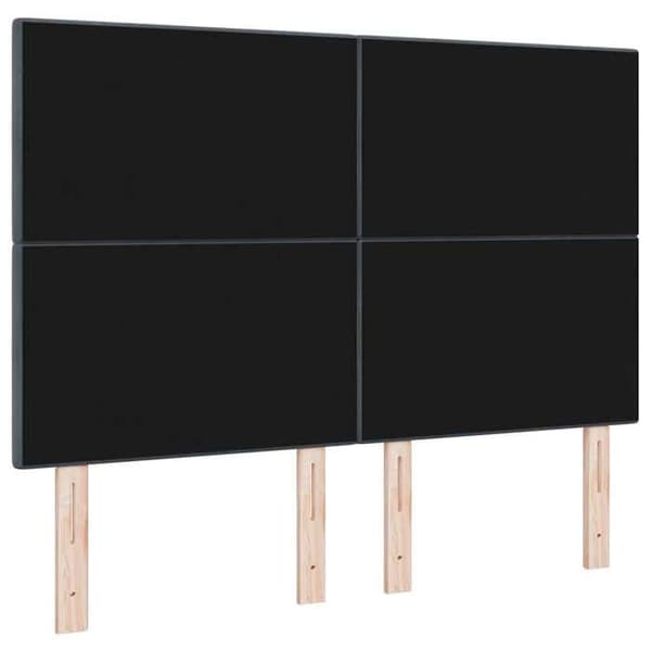 Maison Exclusive - Mörkgrå sänggavel 160 cm Sammet