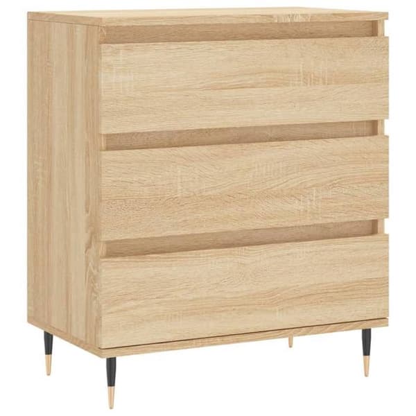 Maison Exclusive - Buffé Ek sonoma 60x35x70 cm Ingenjörsträ