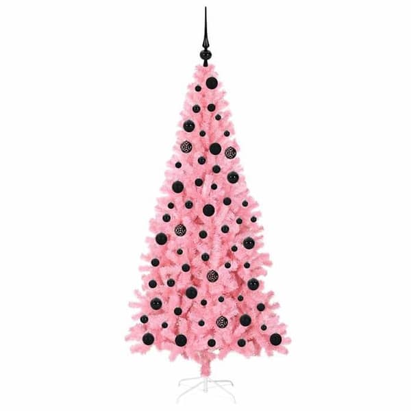 Maison Exclusive - Rosa Juletræ 180 cm PVC Ros