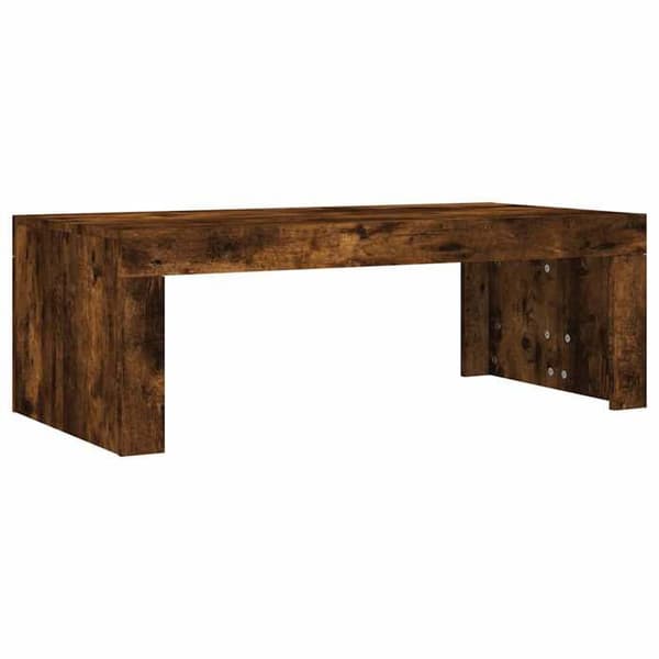 Bord - EKSKLUSIV HUS - Røget eg - 102x50x36 cm - Ingeniørtræ - Moderne Rökt ek