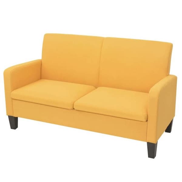 Maison Exclusive - 2-personers sofa 244721 cm gul gul