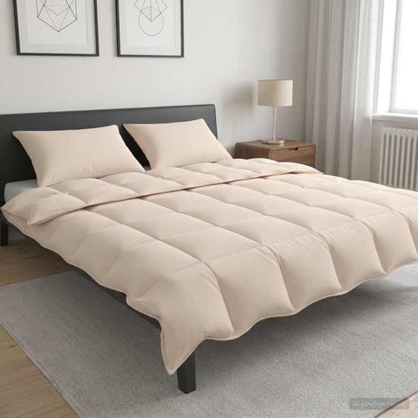 Peitto-setti - MAISON EXCLUSIVE - 260 x 220 cm - 2 osaa - Luonnollinen kapok - 250 g/m² beige